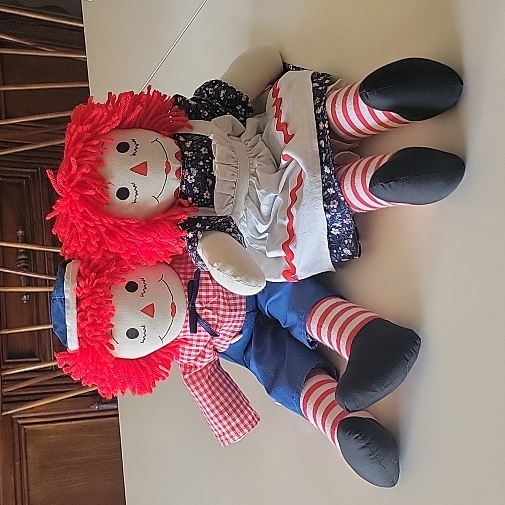 Raggedy Ann & Andy Doll Set